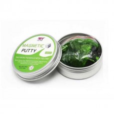 Magnetic Putty, green color, bottle of 25g